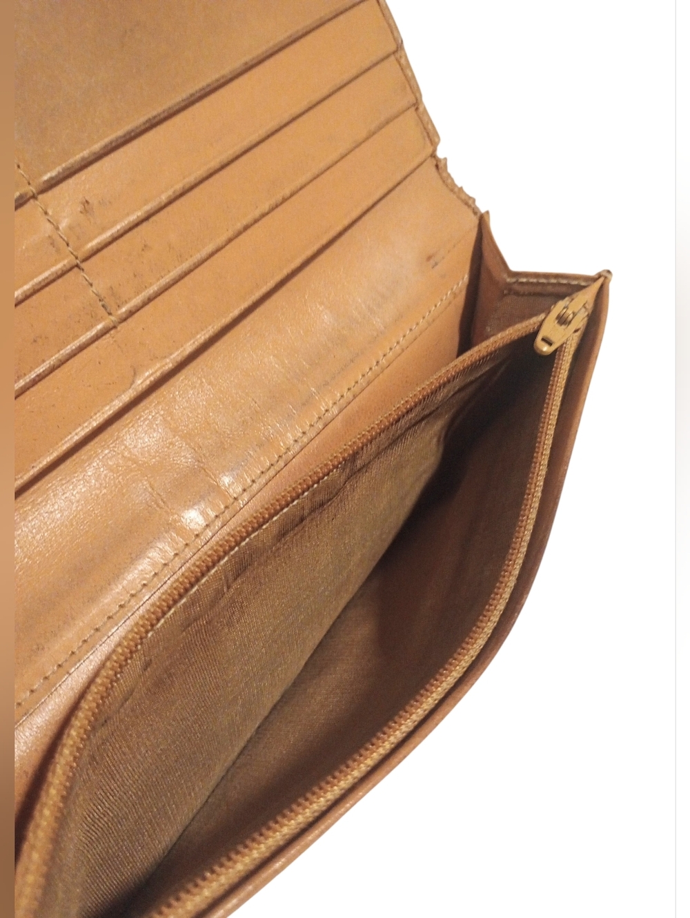 Celine Macadam Vintage Long Leather Wallet - Picture 12 of 15